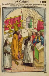 A scene from the Council of Constance, from 
